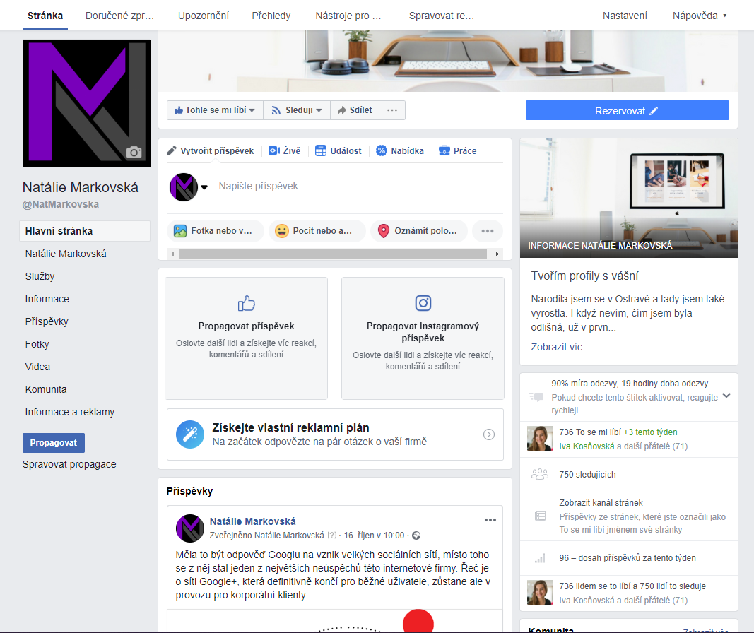 Cílení na Facebooku: Neplacené příspěvky