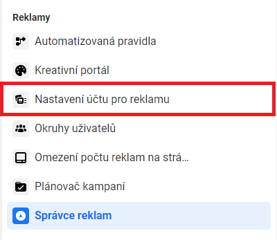 NÁVOD: Jak přidat správcovství někomu dalšímu ke správci reklam